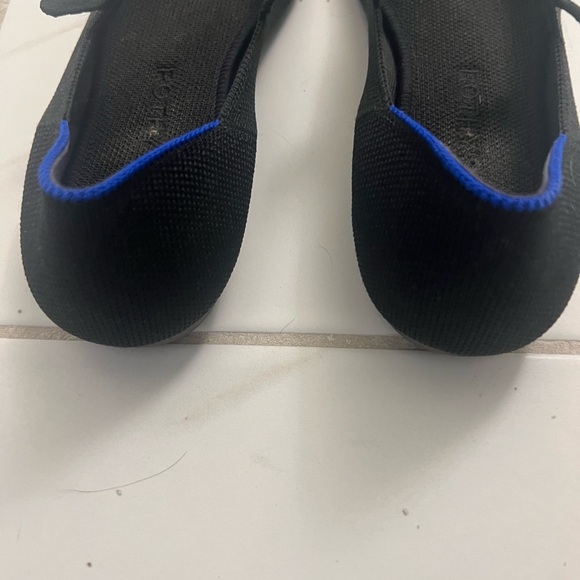 Rothy’s Black Ballet Flats with Blue Accents - Picture 3 of 3